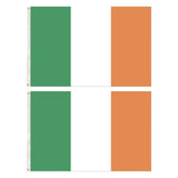 2x Ireland Irish Country Flags Heavy Duty Outdoor St Patricks Day - 150cm x 90cm