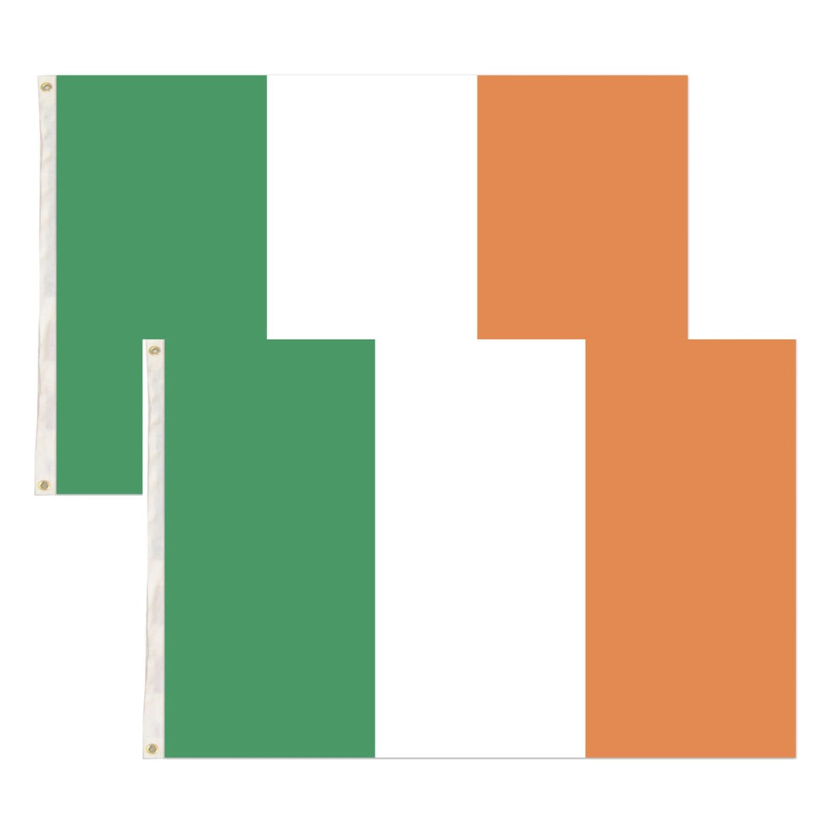 2x Ireland Irish Country Flags Heavy Duty Outdoor St Patricks Day - 150cm x 90cm