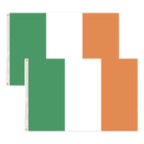 2x Ireland Irish Country Flags Heavy Duty Outdoor St Patricks Day - 150cm x 90cm
