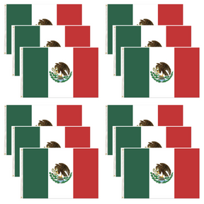 12x Mexico Country Flag Bulk - Heavy Duty Mexican Flag (150cm x 90cm)