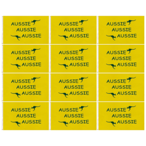 12x Australia Aussie Yellow Flag w/ Kangaroo & Eyelets Bulk Pack - 90x150cm