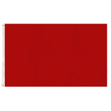 Plain Flag for School Colours Sports Day & Other Uses - Red (90x150cm)
