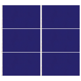 6x Plain Blue Flag Bulk Pack - School Colours/Houses - Sports Days (90x150cm)