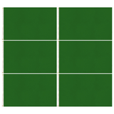 6x Plain Green Flag Bulk Pack - School Colours/Houses - Sports Days (90x150cm)