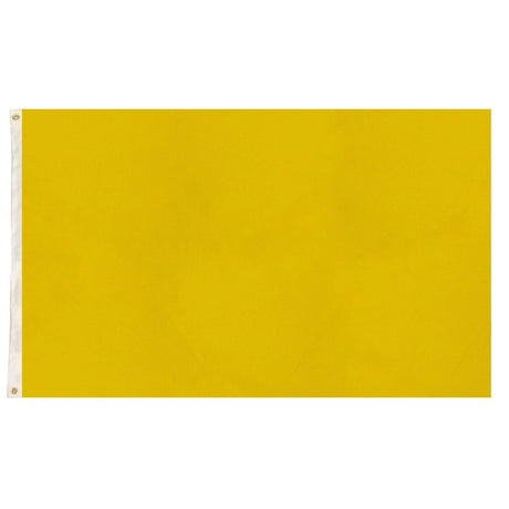 6x Plain Yellow Flag Bulk Pack - School Colours/Houses - Sports Days (90x150cm)