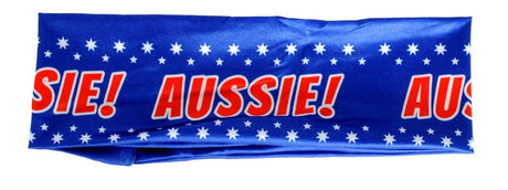 Äussie Headband Tennis Cricket Australia Day Aussie Costume in Blue