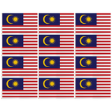 12x Malaysia Country Flag Bulk Pack - Heavy Duty Malaysian Flag with Metal Eyelets (150cm x 90cm)