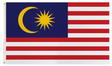Malaysia Country Flag Malayusian Heavy Duty with Metal Eyelets - 150cm x 90cm