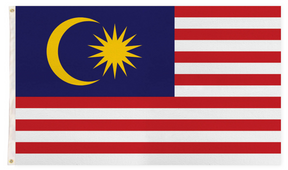 Malaysia Country Flag Malayusian Heavy Duty with Metal Eyelets - 150cm x 90cm