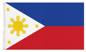 Philippines National Country Flag Heavy Duty with Metal Eyelets - 150cm x 90cm (Filipino)