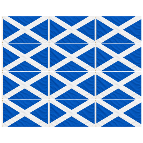 12x Scotland Country Flag Bulk Pack - Heavy Duty Scottish Flag with Metal Eyelets (150cm x 90cm)