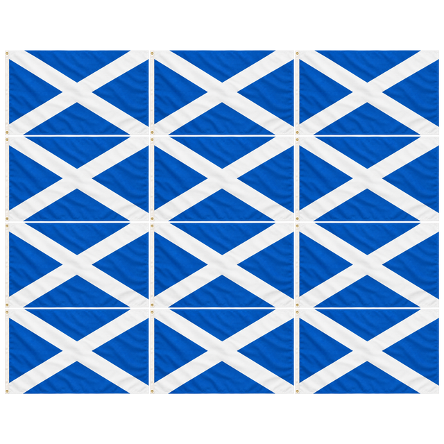 12x Scotland Country Flag Bulk Pack - Heavy Duty Scottish Flag with Metal Eyelets (150cm x 90cm)