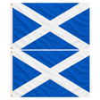 2x Scotland Country Flag Pack - Heavy Duty Scottish Flag with Metal Eyelets (150cm x 90cm)