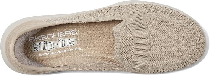 Skechers Womens On-The-Go Flex Slip-Ins Shoes - Taupe