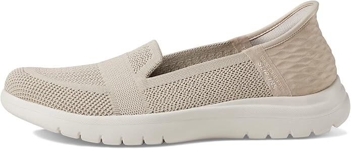 Skechers Womens On-The-Go Flex Slip-Ins Shoes - Taupe