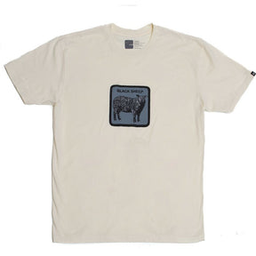 Goorin Bros Cream Sheep T Shirt - Animal Farm Short Sleeve Top (Made in Portugal)