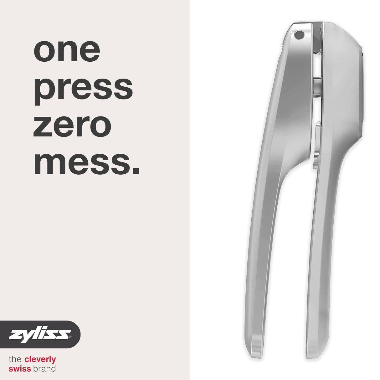 Zyliss Susi 4 Garlic Press Non-Stick PFAS-Free Cast Aluminium Dishwasher Safe
