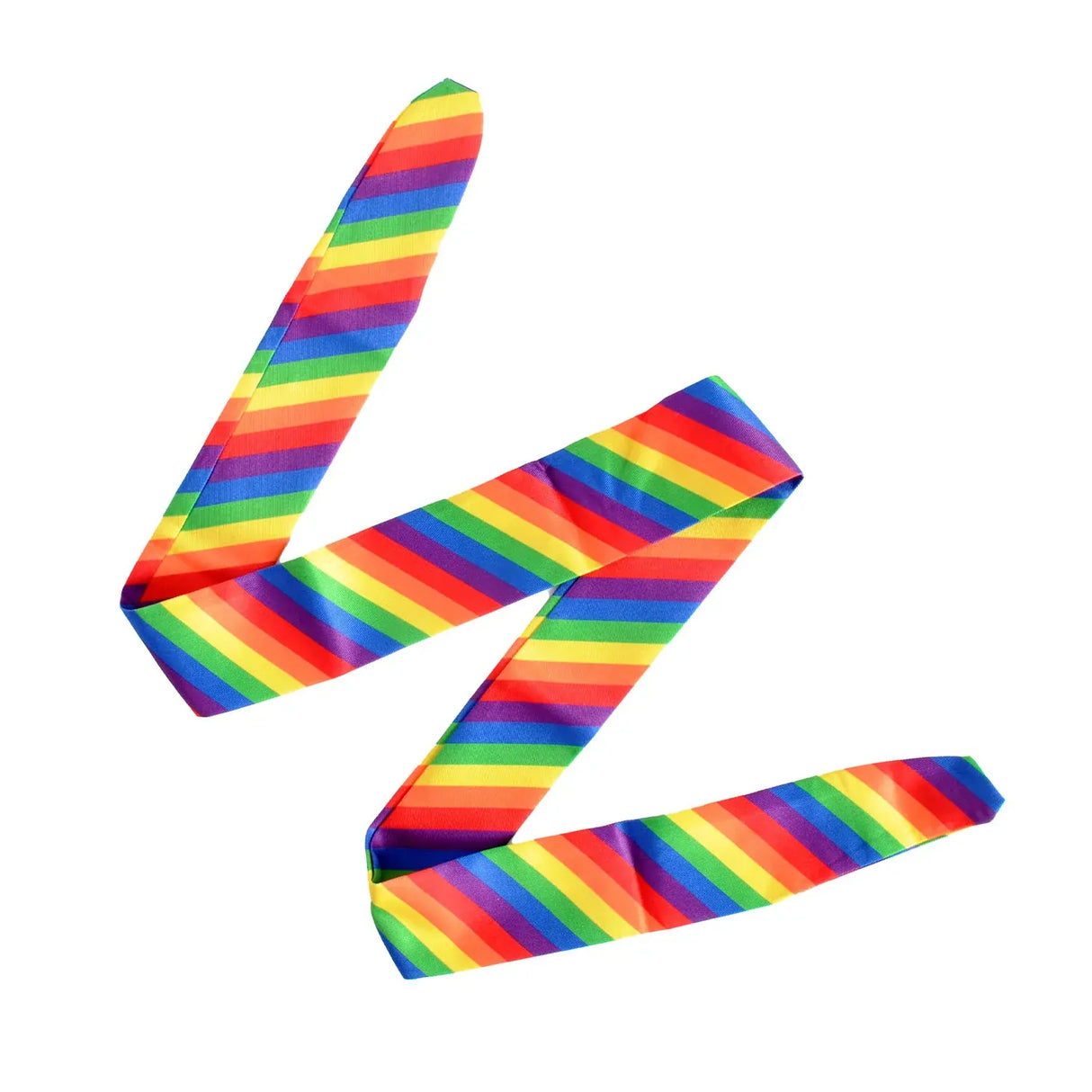 Rainbow Long Headband/Hair Tie - LGBT/Gay Pride Scarf (Party Accessory)