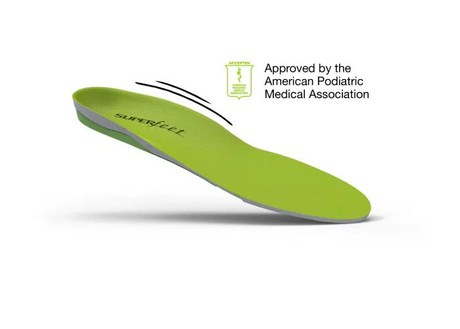 Superfeet Unisex All-Purpose High Arch Support Insoles - Green (Orthotics)