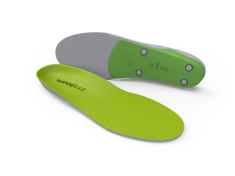 Superfeet Unisex All-Purpose High Arch Support Insoles - Green (Orthotics)