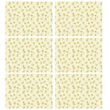 6x Karlstert Natural Beeswax Honeycomb Food Wrap Bulk Pack - Honeybee Print (43 x 58.5cm)