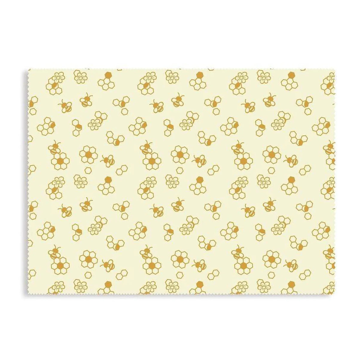 Karlstert Natural Beeswax Honeycomb Food Wrap - Honeybee Print (43 x 58.5cm)
