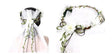 Deluxe Flower Crown Veil Headband - White Bride to Be (Hens Night/Bridal Shower Bachelorette)