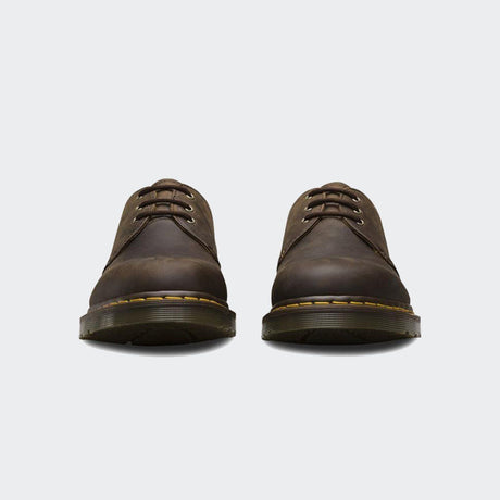 Dr. Martens 1461 Classic Smooth Shoes (3 Eye Lace Up Flats) - Dark Brown