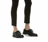 Dr. Martens Mono Smooth Flats Women's Lace-Up Shoes - Black