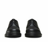 Dr. Martens 1461 Mono Smooth Flats (Women's Lace-Up Shoes) - Black