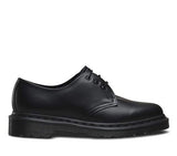 Dr. Martens Mono Smooth Flats Women's Lace-Up Shoes - Black
