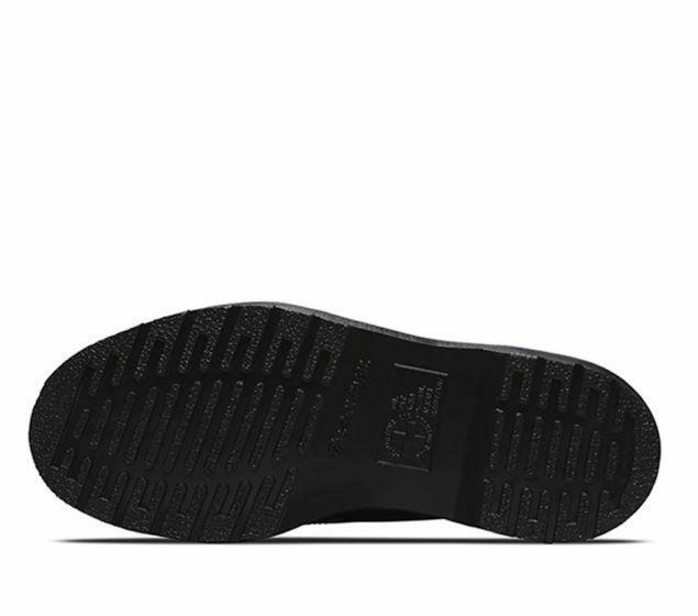 Dr. Martens 1461 Mono Smooth Flats (Women's Lace-Up Shoes) - Black