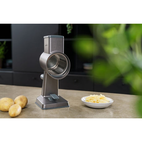 Zyliss Gourmet Drum Grater 3 Stainless Steel Drums with Suction Base