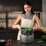 Zyliss Easy Spin Salad Spinner Large AquaVent Quick Dry Vegetable Salad Washer