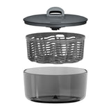Zyliss Easy Spin Salad Spinner Large AquaVent Quick Dry Vegetable Salad Washer