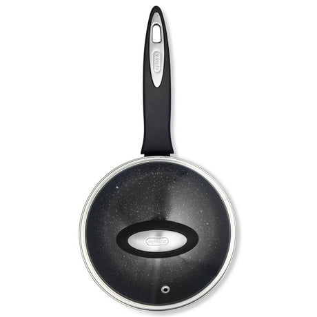 Zyliss Ultimate Forged 16cm/1.5L Non-Stick Saucepan w/ Lid Cover - Black