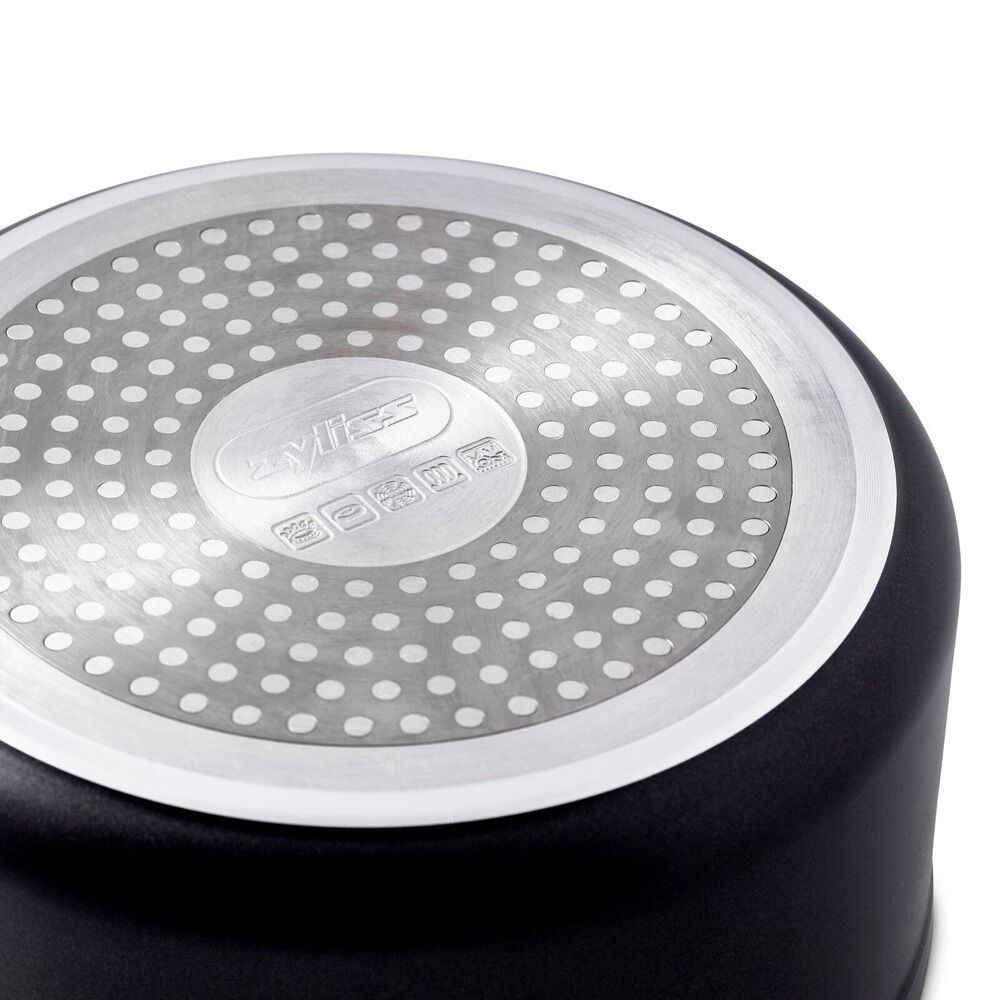 Zyliss Ultimate Forged 16cm/1.5L Non-Stick Saucepan w/ Lid Cover - Black