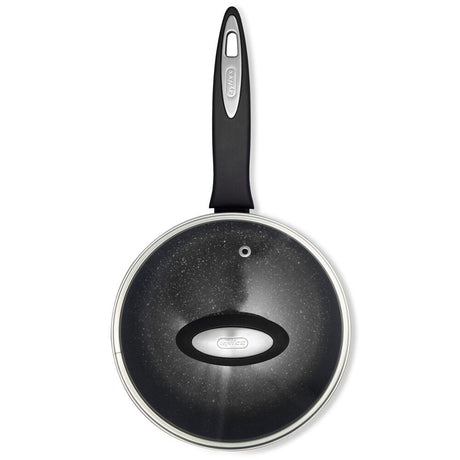 Zyliss Ultimate Forged 18cm/2L Non-Stick Saucepan w/ Lid Cover - Black