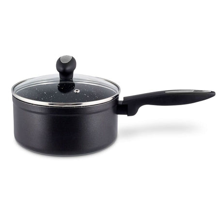 Zyliss Ultimate Forged 20cm/3L Non-Stick Saucepan w/ Lid Cover - Black
