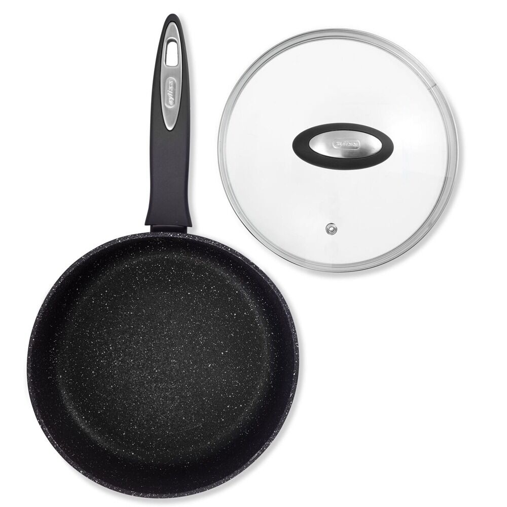 Zyliss Ultimate Forged 20cm/3L Non-Stick Saucepan w/ Lid Cover - Black
