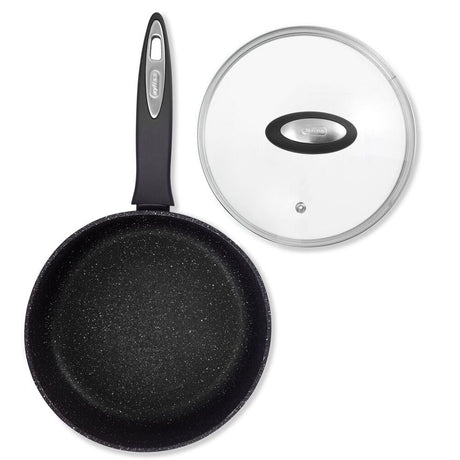 Zyliss Ultimate Forged 20cm/3L Non-Stick Saucepan w/ Lid Cover - Black