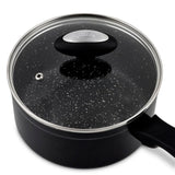 Zyliss Ultimate Forged 20cm/3L Non-Stick Saucepan w/ Lid Cover - Black