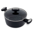 Zyliss Ultimate Forged 20cm/2L Non-Stick Stock Pot w/ Lid Cover - Black