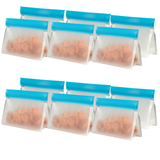 12x Avanti 250mL Reusable Stand Up Snack Bags Bulk (6 Packs of 2)