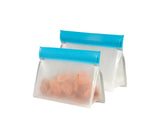 Avanti 250mL Reusable Stand Up Snack Bags (1 Pack of 2) - 2 Bags Total