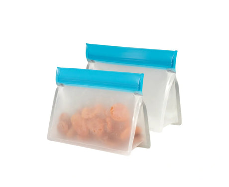 Avanti 250mL Reusable Stand Up Snack Bags (1 Pack of 2) - 2 Bags Total