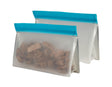 Avanti 500ml Large Reusable Stand Up Snack Bags (1 Pack of 2) - 2 Bags Total