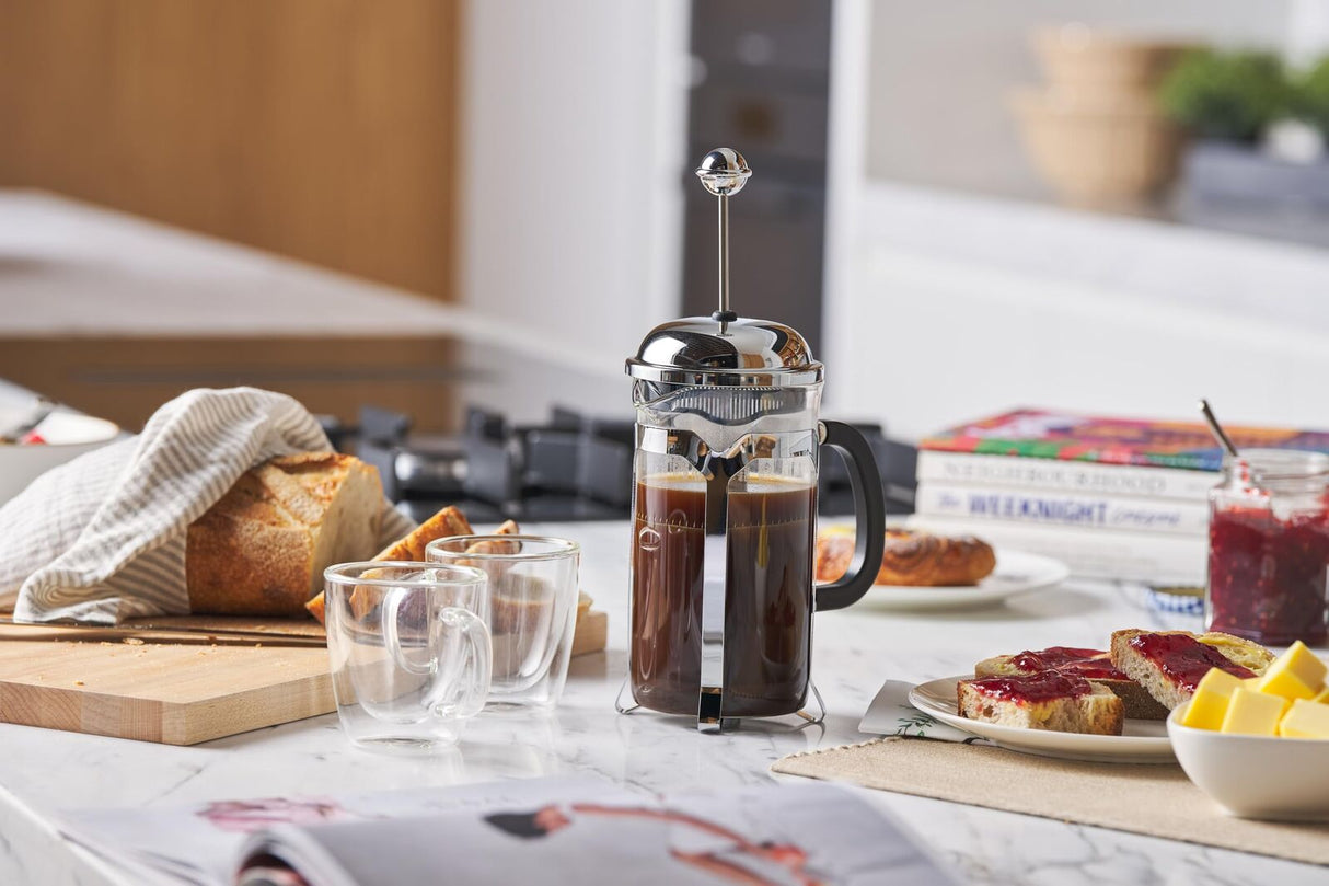 Avanti Domo Café Press Coffee Plunger French Press 600ml 4 Cup in Stainless Steel