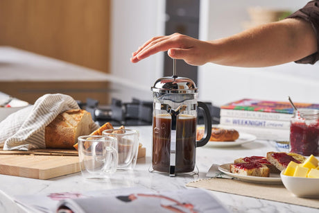 Avanti 600ml/4-Cup Domo Café Press Coffee Plunger - Stainless Steel French Press