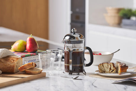 Avanti 800ml/6-Cup Domo Café Press Coffee Plunger - Stainless Steel French Press